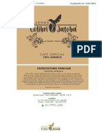 Catálogo Cafés Especiais Janeiro 2021 - Curitiba