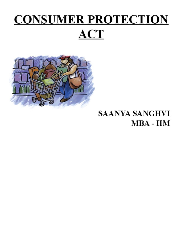 Consumer Protection Act Overview | PDF | Consumer Protection | False ...