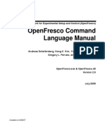 OpenFresco Command Language Manual 2.6