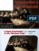 Introduction À L'anatomie Humaine 2020-21 PDF