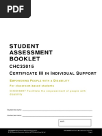 CHCDIS007 Empowering Disabled People