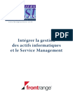 www.bestpractices-si.fr Intégrer la gestion des actifs informatiques et le Service Management