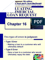 Evaluating Commercial Loan Request