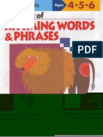 Ages 4-5-6 My Book of Rhyming Words and Phrases