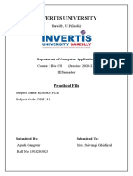 Invertis University: Practical File