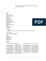 AIM: To Implement N-Point DFT On A Sine Wave Sampled at Frequency Fs and Plot Its