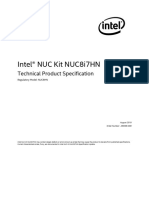 Intel NUC8i7HNK - TechProdSpec