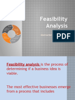 Feasibility Analysis: Instructor: G.Y.Aghajanova