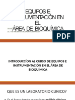 Introduccion Euipos e Instrumentos N Bioquimica