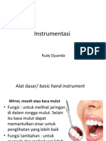 Alat dasar dalam instrumentasi gigi