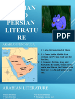 Arabian and Persian Literature