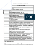 General Arrangement Checklist