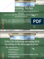 Indentify Parenting Styles Ppt Revised 1