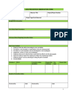 Loss Prevention Observation Form