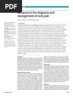 Advances in the diagnosis and management of neck pain