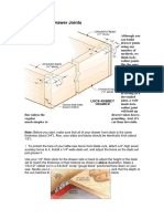 Lock Rabbet Drawer Joints