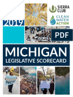 2019-2020 Sierra Club MI Legislative Scorecard