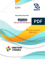 Manual de Algebra Alumno DGETI