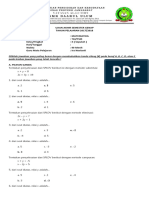 Soal Ukk Matematika Kelas X Semester Genap