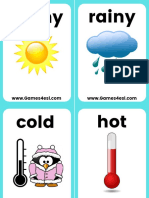 Weather Flashcards