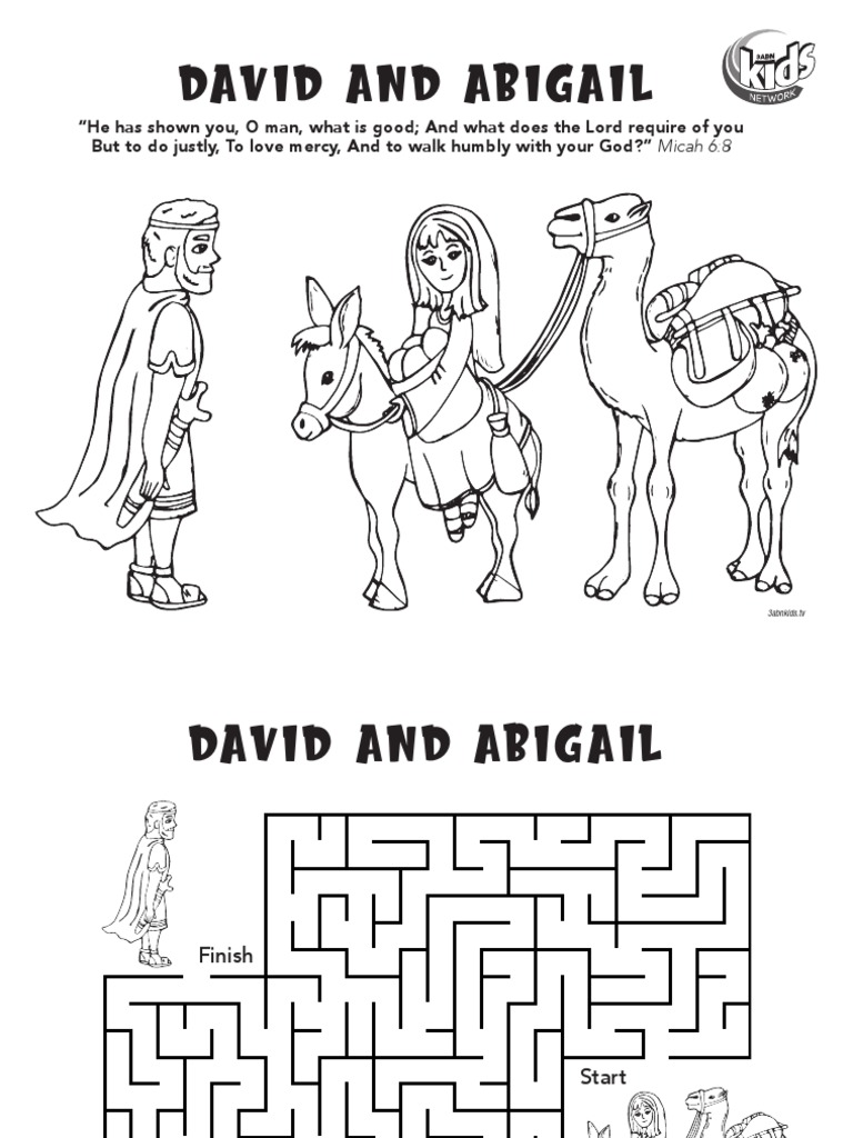 Abigail David And Activity Sheets