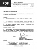 STANAG 4355 - The Modified Point Mass and Five Degrees of Freedom Trajectory Models. Edition 3