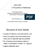 Structures of Ionic Solids and Silicates