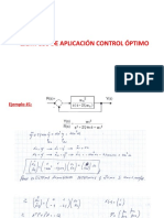 Ejemplos Introductorios Control Óptimo