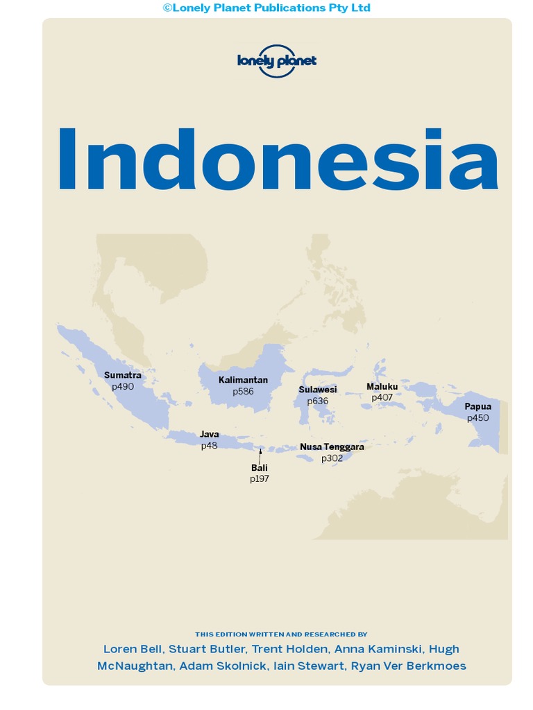 Indonesia: Sumatra Kalimantan Sulawesi Maluku Papua Java | PDF | Bali ...