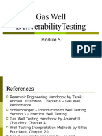 Module 5 Gas Well Deliverability Testing