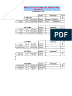 Calendario Juegos Provincial de Arena Carnaval 2012