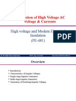 Generation of High Voltage AC Voltage & Currents