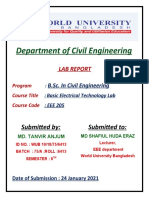 Department of Civil Engineering: Submitted By: Submitted To