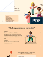 Significance of Pedagogical Principles & Cognitive Development in Young Learners