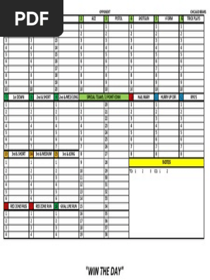 2ht and Flag Football Play Call Sheet 123