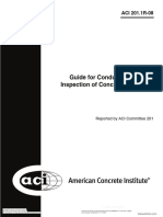 201.1R-08 Guide For Conducting A Visual Inspection of Concrete in Service