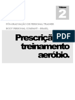 Prescrição de Treinamento Aeróbio.: Pós-Graduação de Personal Trainer Body Personal Company - Brasil