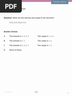 Topic: Domain and Range