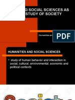 Social Science As The Study of Society