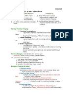 Geriatrics or Geriatric Medicine Gerontology: NCM 114 - Day 1 09/22/2020 Geriatrics/Gerontology - 65 Years Old and Above