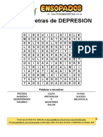 Sopa de Letras de Depresion