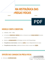 Anatomia Histológica Das Pregas Vocais