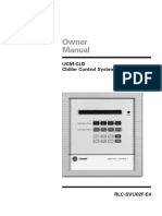 Owner Manual: Ucm-Cld Chiller Control System