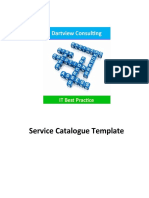 Service Catalogue Template