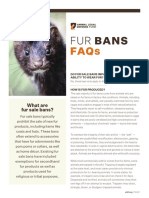 Fur Sale Ban FAQs