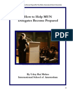 How To Help Mun Delegates Become Prepared