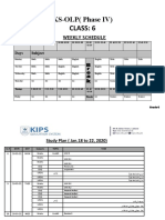 Study Plan Class 6 (18th Jan - 22nd Jan) - Converted (Tauseef Qazi)