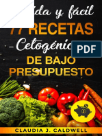 77 Recetas Cetogénicas de Bajo Presupuesto