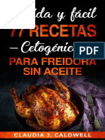 77 Recetas Cetogénicas para Freidora Sin Aceite