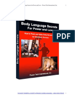 Body Language Secrets for Power Love